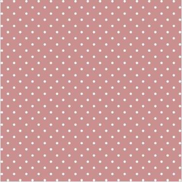 Imagem de Tecido Tricoline Mini Poá Bege Fundo Rosa Chá - Peripan - 50 x 150 cm 