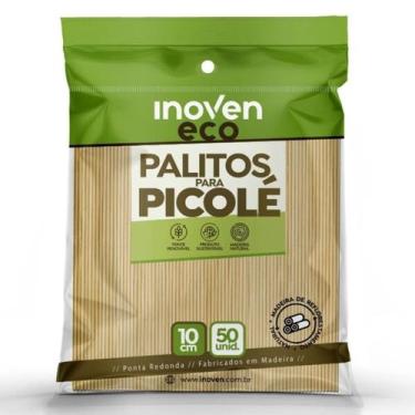 Imagem de Palito Para Picolé Confeitaria Artesanato Beleza 10Cm 500 Un - O Broto