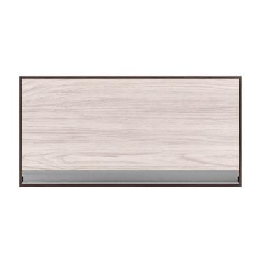 Imagem de Armário Aéreo Geladeira Cozinha 60cm 1Porta Castanho Avelã