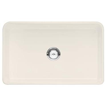 Imagem de BLANCO 524258 Cerana Avental frontal pia de cozinha de fazenda com grade incluída, biscoito