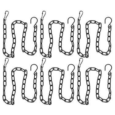 Imagem de Zhjvihx Corrente de Cestas de Suspensão, Corrente Prática do Gancho da Planta Dos Materiais Ferro, Forte para Pendurar Cestas Vasos de Flores de Plantas Ao Ar Livre