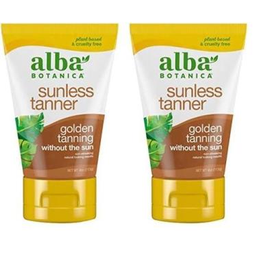 Imagem de Loção autobronzeadora Sunless Tanner Alba Botanica 120mL x2