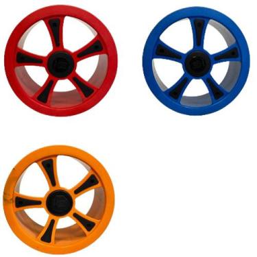 Imagem de Carretilha De Linha Para Pipa 21cm Colorida Plástico - ARV, Variadas