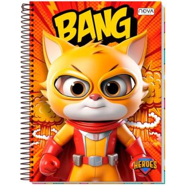 Imagem de CADERNO UNIVERSITÁRIO C/D ESPIRIAL HEROES 20 MATÉRIAS 320 FLS