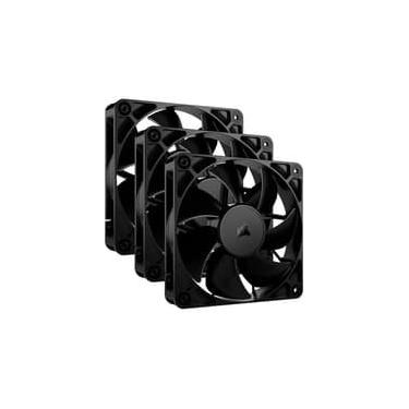 Imagem de Kit com 3 Ventoinhas Corsair RS120, 120mm, PWM, Preto - CO-9050189-WW