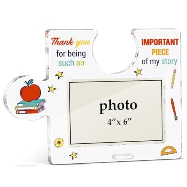 Imagem de Porta-retrato para presente de agradecimento ao professor, presente de agradecimento de Natal, aniversário para professores amigos, novidade presente para professores de creche, acrílico
