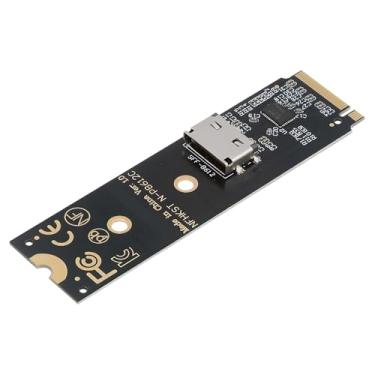 Imagem de cablecc NVME 2280 PCIe 4.0 M.2 M-Key para Oculink SFF-8612 SFF-8611 Adaptador host com Redriver Linear para SSD U.2 eGPU sobre cabo longo
