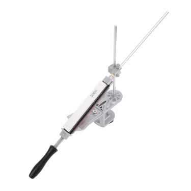 Imagem de AYNEFY Kit de Afiador de ângulo Fixo, Rotação de 360 ​​graus Flip Steel Ângulo Fixo Conjunto de Afiação de Faca de Chef de Cozinha Com Pedras de Amolar Adequadas para Cortadores,