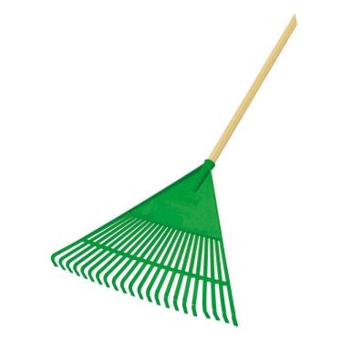 Imagem de Vassoura Ancinho Plástica Com Cabo Fj1011 Trapp