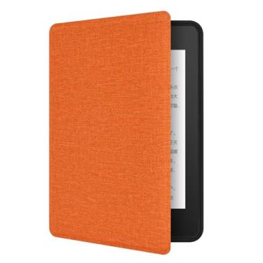 Imagem de Akacy Capa com padrão de tecido para o novo Kindle de 7 polegadas (12ª geração - versão 2024) - capa de couro PU leve com hibernar/despertar automático para Kindle 12ª geração 2024 e-reader (1)