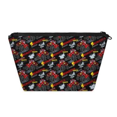 Imagem de Feelyueyue Bolsa de Higiene Pessoal Infantil Organizador de Maquiagem Cosmética Lavar Sacos de Chuveiro Durante a Noite Bolsas de Camping Kit de Barbear Bolsas para Meninos e Meninas, Cor 1