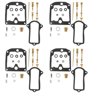 Imagem de Kits de reparo de carburador de reposição de 4 peças para Suzuki GS550E GS550 1977 1978 1979 GS550L 13201-47010