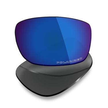 Imagem de Mryok Lentes de reposição ultra polarizadas para óculos de sol Arnette Two-Bit AN4197, HD Polarized, proteção UV, resistente a impactos e ajuste perfeito - azul pacífico