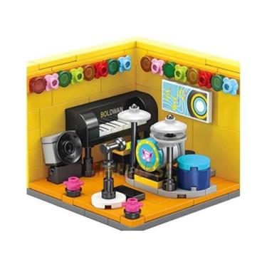 Imagem de Kit de Blocos de Construção DIY - Arquitetura, Filme Clássico e Vista 