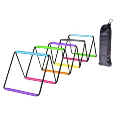 Imagem de predolo Escada de agilidade para futebol, escada flexível para treinamento de agilidade, obstáculos para exercícios de pés, vôlei, 10 Grades, 400cm X 40cm