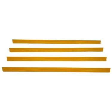 Imagem de Porta Etiqueta Bandeja Gondola Lx 92 Cm Amarelo Kit50 - Amapa