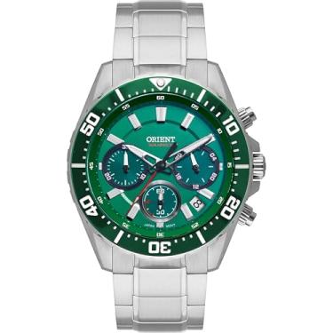Imagem de Relógio Orient Sport Cronógrafo MBSSC288 E1SX - Relógio Quartz com Mostrador Verde e Resistência de 100M