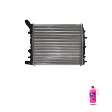 Imagem de Kit Radiador VW Fox Polo 2003 a 2005 + Aditivo Radiador Visconde RV Extra Rosa