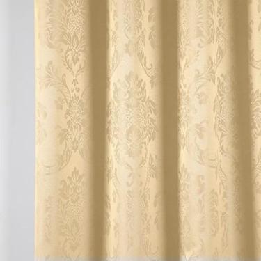 Imagem de Cortina Porta Jacquard Cortinas para Sala e Quarto Cozinha(Palha)