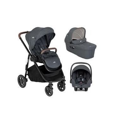Imagem de Carrinho de Bebê Versatrax E Travel System TRIO Preto Moon Light Joie