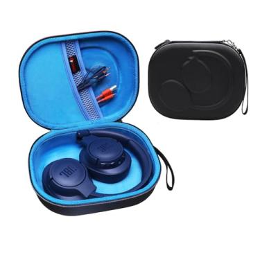 Imagem de XANAD Capa rígida para JBL Tune 720BT/770NC/710BT/760NC/700BT/750BT/510BT/660NC/520BT/500/E45BT e JBL Live 770NC/660NC/650BT/460NC/670NC/400BT/500BT/500BT. BT e fone de ouvido sem fio e, azul