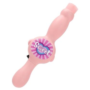 Imagem de Varinha Mágica Spray Lança Bolha De Sabão C/Fumaça Luz Som (Rosa)