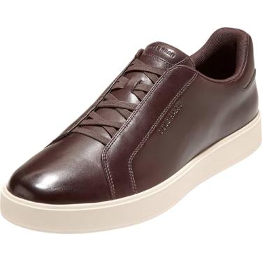 Imagem de Cole Haan Tênis masculino Grandpro Luxe sem cadarço, Dk Choco/Marfim, 8 Wide