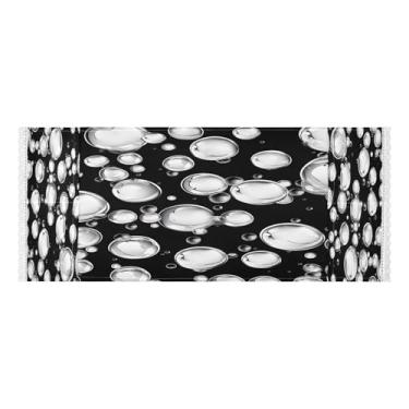 Imagem de Wassud Capas de lavadora e secadora de bolhas brancas, protetor de lavadora com sacos de armazenamento, capa de geladeira à prova de poeira com bolsos para lavanderia doméstica, cozinha, 120 x 55 cm