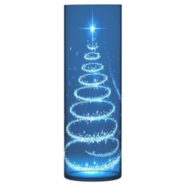 Imagem de Qilmy Vaso de árvore de Natal para flores, vaso de belas artes, decoração de casa para escritório, sala de jantar, sala de estar, casamento472