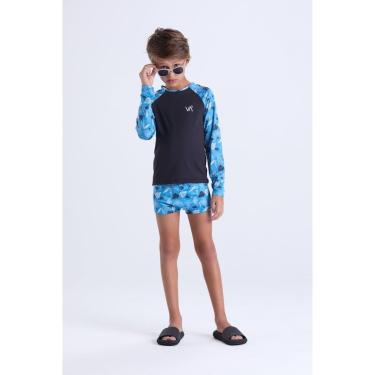 Imagem de Conjunto Moda Praia Masculino Infantil Folhagens-Masculino