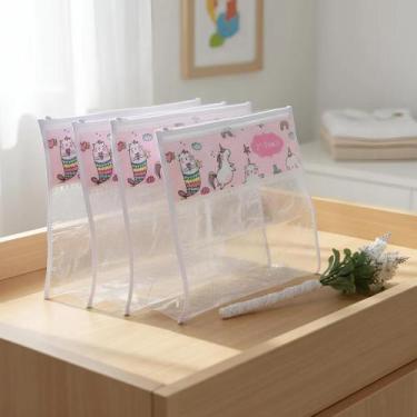 Imagem de Kit 5 Peças Saquinho Organizador Maternidade De Bebe Menina - Miguel B