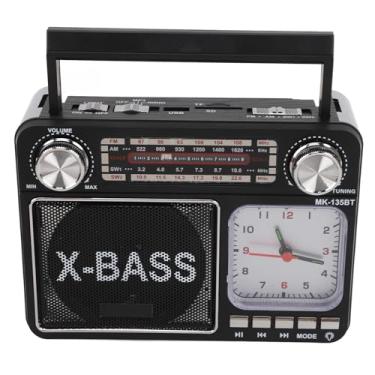 Imagem de Luocute Rádio retrô, Rádio Portátil AM FM SW Com Alça Leve, Bateria Recarregável USB, 3 Opções de Energia, BT 5.0, para Casa, Camping (plugue da ue)