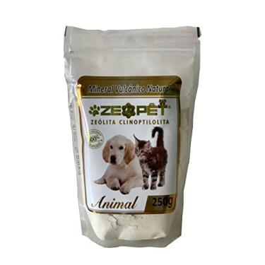 Imagem de Zeopet Zeólita Clinoptilolita Natural em Pó para Cães e Gatos, Mineral Vulcânico, Suplemento Mineral, 250g, Todas as Idades e Raças