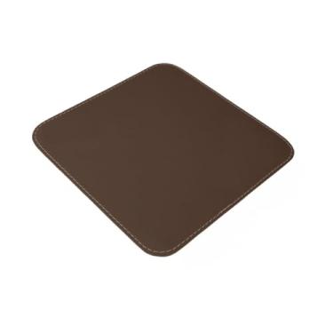 Imagem de Mouse Pad Desk Pad Grande Eddias Escritório Ergonômico Mesa 90x40cm 70x30 Em Couro Ecológico Office(20x20 - Café)