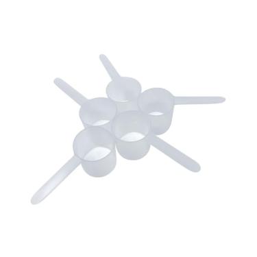 Imagem de Supplement and Supply 1/3 xícara (80 ml) Colher de cabo longo para café, proteína em pó, alimentos para animais de estimação, especiarias, grãos, produtos secos – Colher medidora de plástico sem BPA