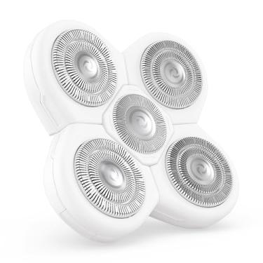 Imagem de Freebird Refil de lâmina rotativa FlexSeries BodySmooth para mulheres – Barbear suave para pele sensível, 5 cabeças de contorno, mais de 50 barbeados, limpeza sem bagunça