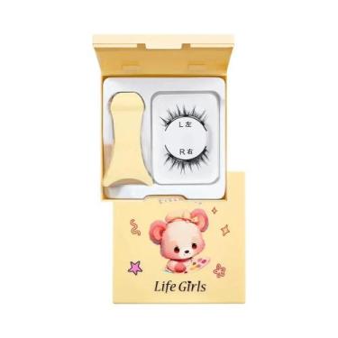 Imagem de Cílios Magnéticos Naturais E Espessos Para Meninas, Reutilizáveis, Sem