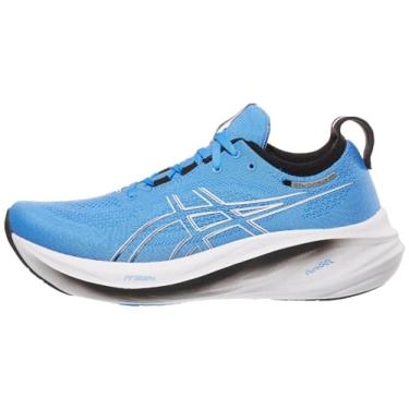 Imagem de ASICS Tênis de corrida masculino Gel-Nimbus 26, Waterscape/preto, 45