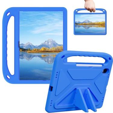 Imagem de Sfulatdc Capa para tablet infantil com alça e suporte, leve, à prova de choque, compatível com Samsung Galaxy Tab S11 azul