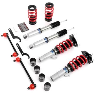 Imagem de FAPO Coilovers para Honda Civic 2016-2025 FC FE FK FL, para Honda Insight 2019-2022, para Honda Integra 2022+ Suportes de suspensão de mono-tubo ajustáveis em altura