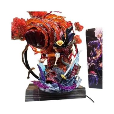 Imagem de Figura De Anime Red Roc One Piece Luffy Gear 3 Modelo PVC Estátua Com 