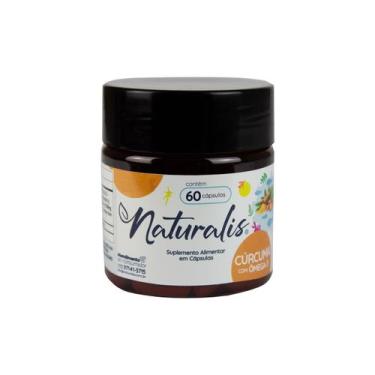 Imagem de Curcumina com Óleo de Peixe Naturalis com 60 Cápsulas, 1 Unid