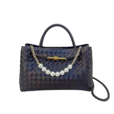 Imagem de VKUOO Bolsa tiracolo de couro KUOO, Café, Medium