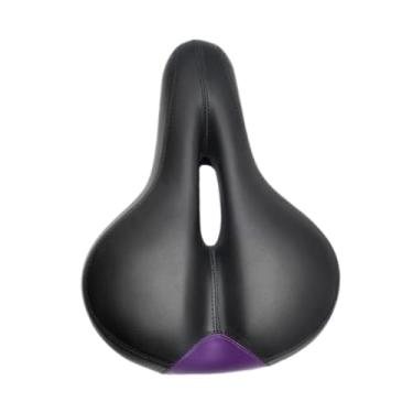 Imagem de MotiveTech Selim macio para bicicleta de montanha com capa impermeável e almofada acolchoada para exercícios, Azul