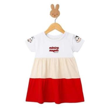 Imagem de Vestido Infantil Verão Três Marias Mônica E Magali - By Gus-Feminino