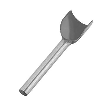 Imagem de Generic Ferramentas de Alça de Punção de Aço Sólido 1 PCS Cortador de Carteira de Punção Meio Redondo para Artesanato Em Couro, Estojo de Cartão, Pulseira de Relógio, Bolsa, 10 Cm Prata, 10 Mm/20