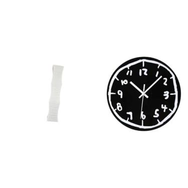 Imagem de Whtkoph Luminária de Chão Moderna E Minimalista com Cúpula E Relógio de Parede em Acrílico para Sala de Estar, Ideal para Decoração de Escritório E Cozinha.