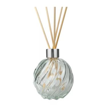 Imagem de 2 Vidros Difusor de Ambiente Espiral 250ml com Tampa Vidro aromatizador(Prata)