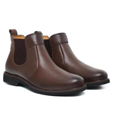 Imagem de Bota Masculina Couro Coturno Macia e Confortável 101 Bonanza-Masculino