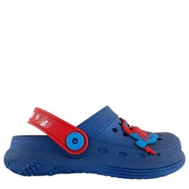Imagem de Sandália Grendene Personagem Spider Man Azul Vermelho 23235-Masculino